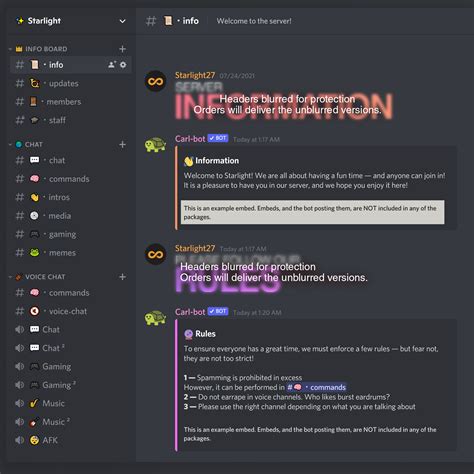 System Intro Template Discord